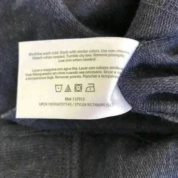 Wildfox NWT Navy Blue Statement Sweatshirt Size S - Picture 8 of 8